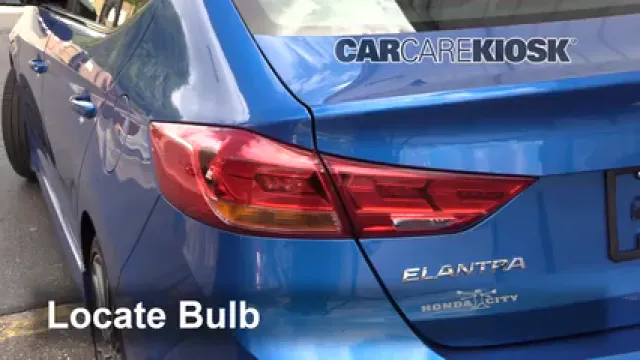 2018 Hyundai Elantra Sport 1.6L 4 Cyl. Turbo Lights Brake Light (replace bulb)